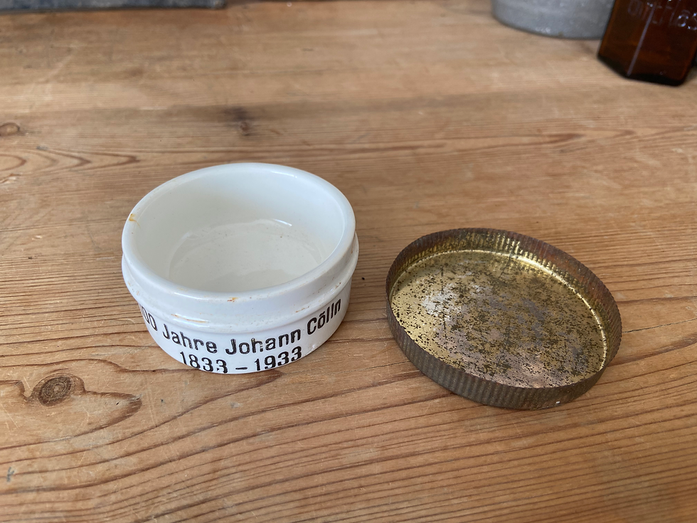 Thumbnail: German transfer printed caviar pot