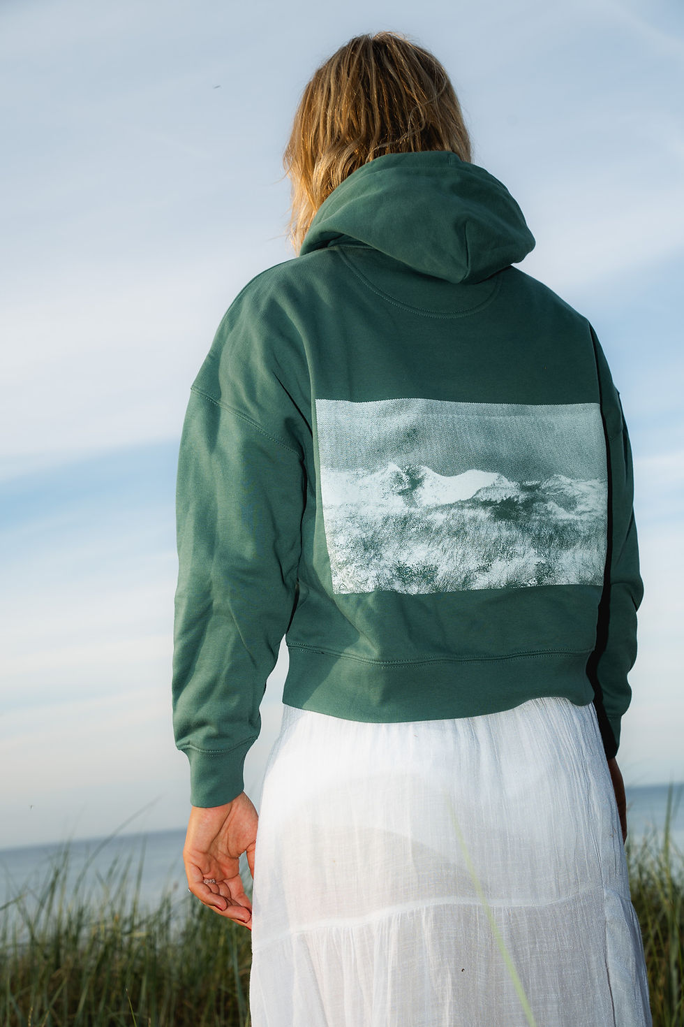 Miniaturbild: Dänemark Dünen Damen Hoodie sage green