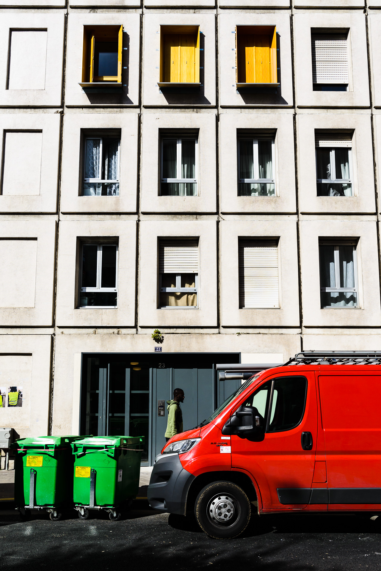 Sunny Street in Paris