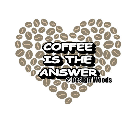 Funny Coffee Quote / Sayin - vector illustrated In Humorous way