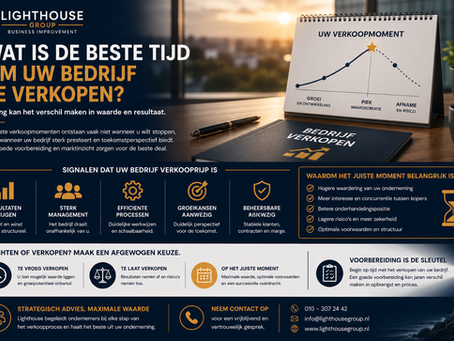 Wat is de beste tijd om uw bedrijf te verkopen?