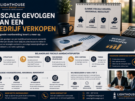 Fiscale gevolgen van een bedrijf verkopen: waar moet u rekening mee houden?