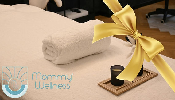 The mommy wellness logo.