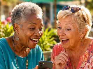 Two pensioners discovering pensionerspayless and Pensionersforum
