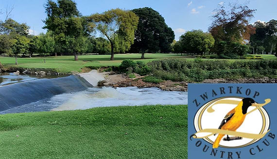 A view of the golf course at Zwartkop Country Club.