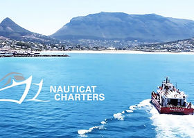 A Nauticat Charters boat on the ocean.