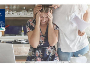 A couple trying to sort out paperwork for a will and an estate