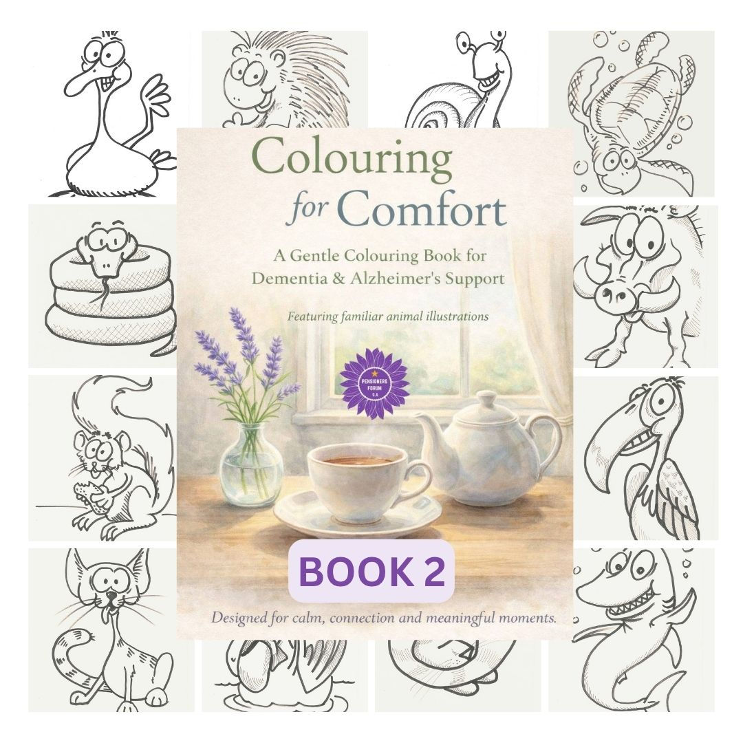 Colouring for Comfort: Familiar Moments
