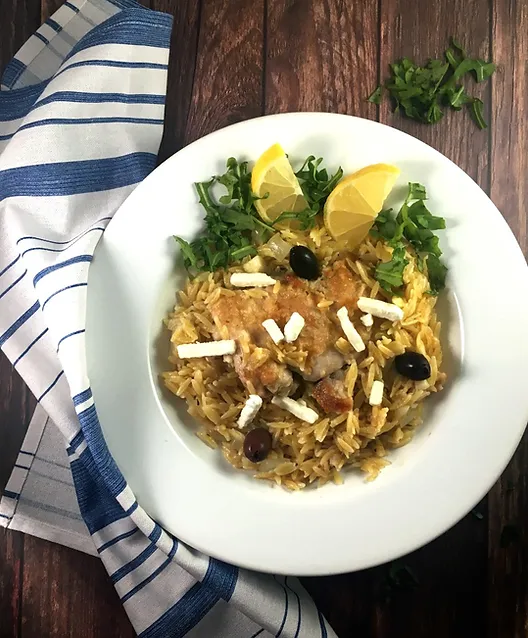 Greek Chicken With Orzo The Greekish Life