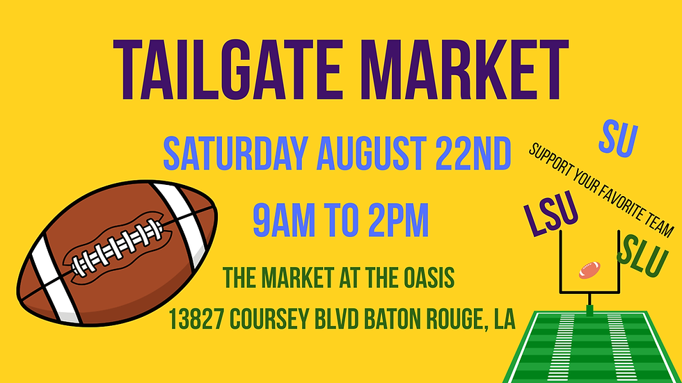 Bayou Artisan Presents The Market at the Oasis