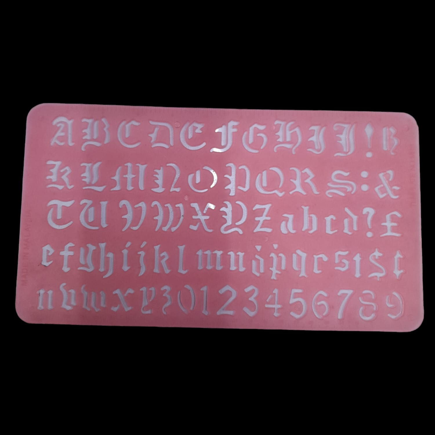 Alphabet Stencil