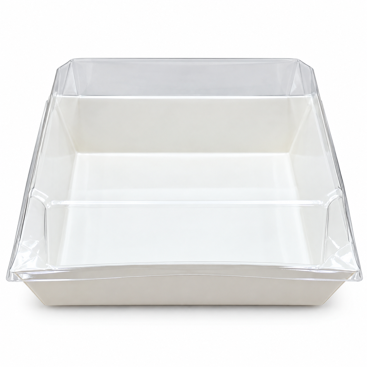 Square Liner With Lid - 100 pc