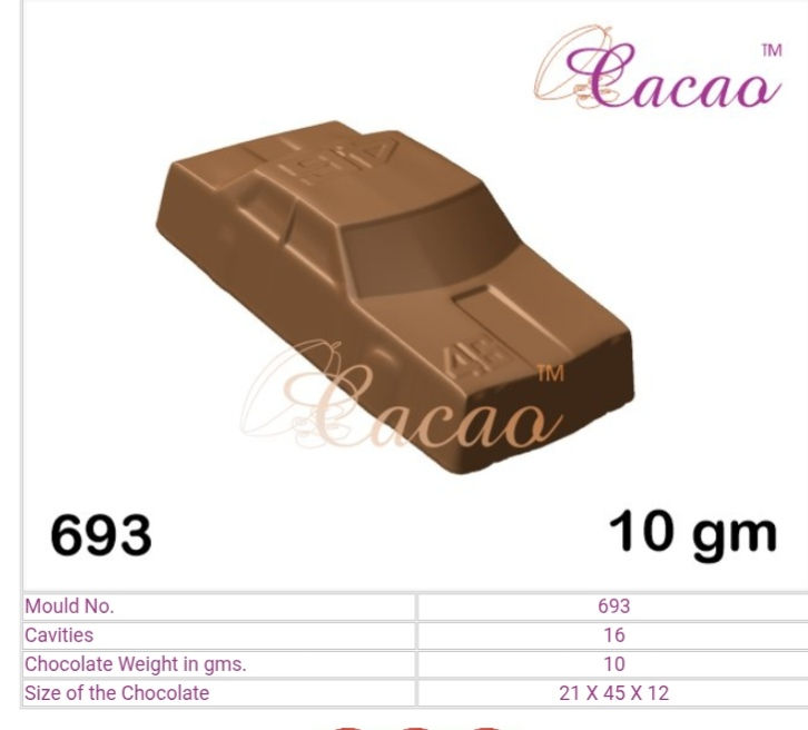 Cacao Mold No. 693