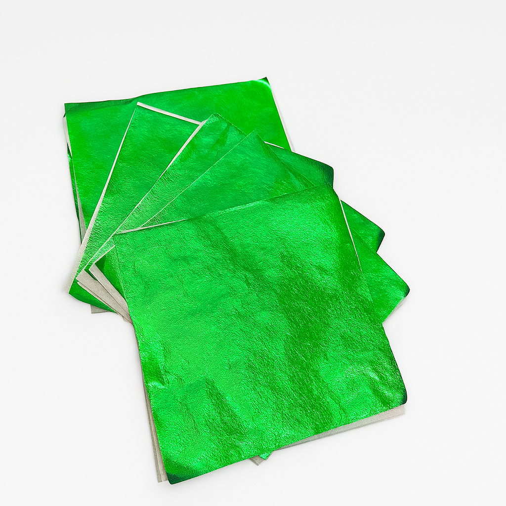 Green Plain Foil Paper