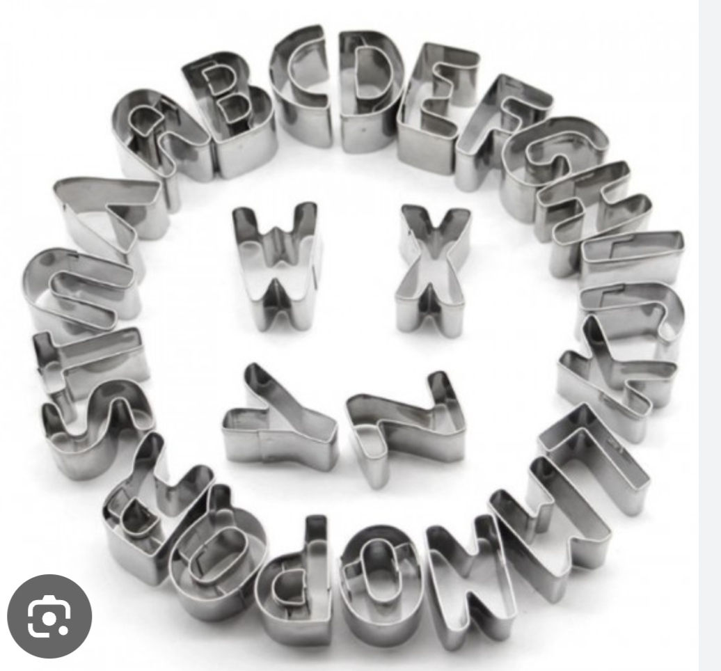 Alphabet Cutter Steel