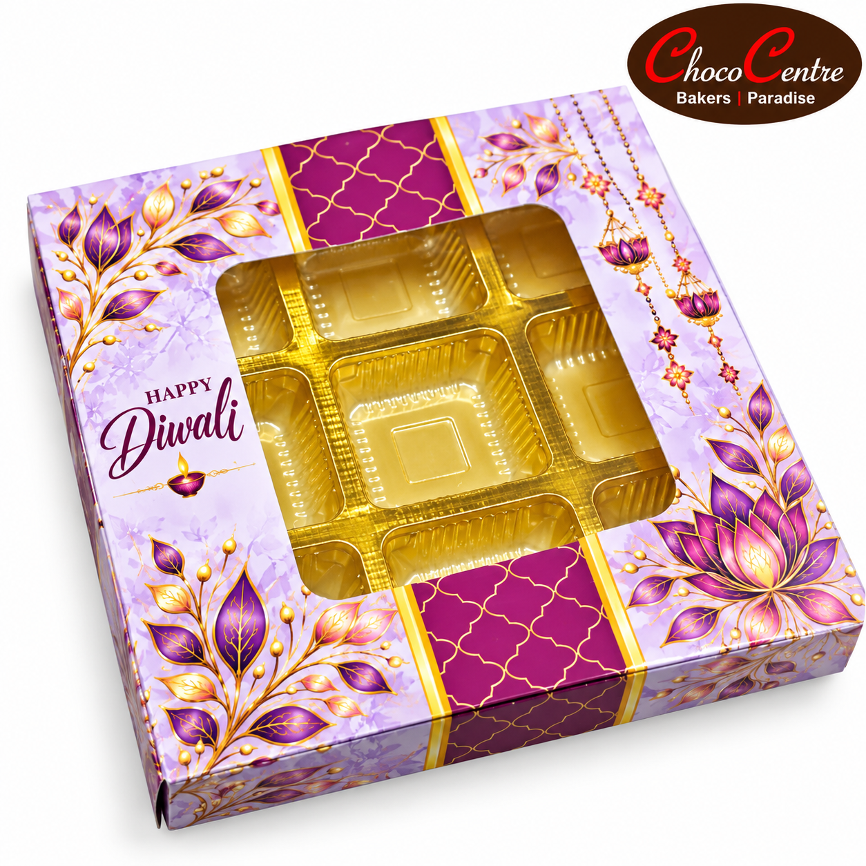 9 Cavity Chocolate Box -10 Pc 