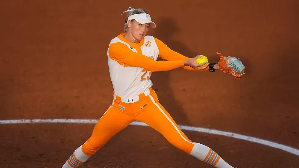 Karlyn Pickens threw her fourth career no-hitter against Kentucky. | Angelina Alcantar/News Sentinel / USA TODAY NETWORK via Imagn Images