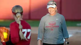 OU Softball Coach Patty Gasso Shares Emotional Reaction to Sold-Out Fall Crowd