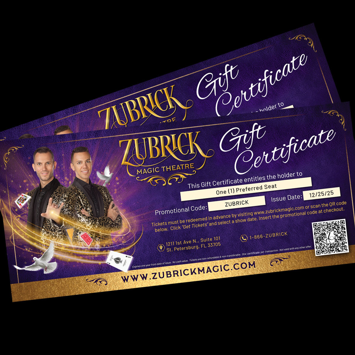 Preferred Seat Gift Certificate