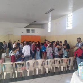 Confraternização marca fim do semestre da Catequese