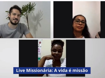 Live traz partilha de missionários da Paróquia