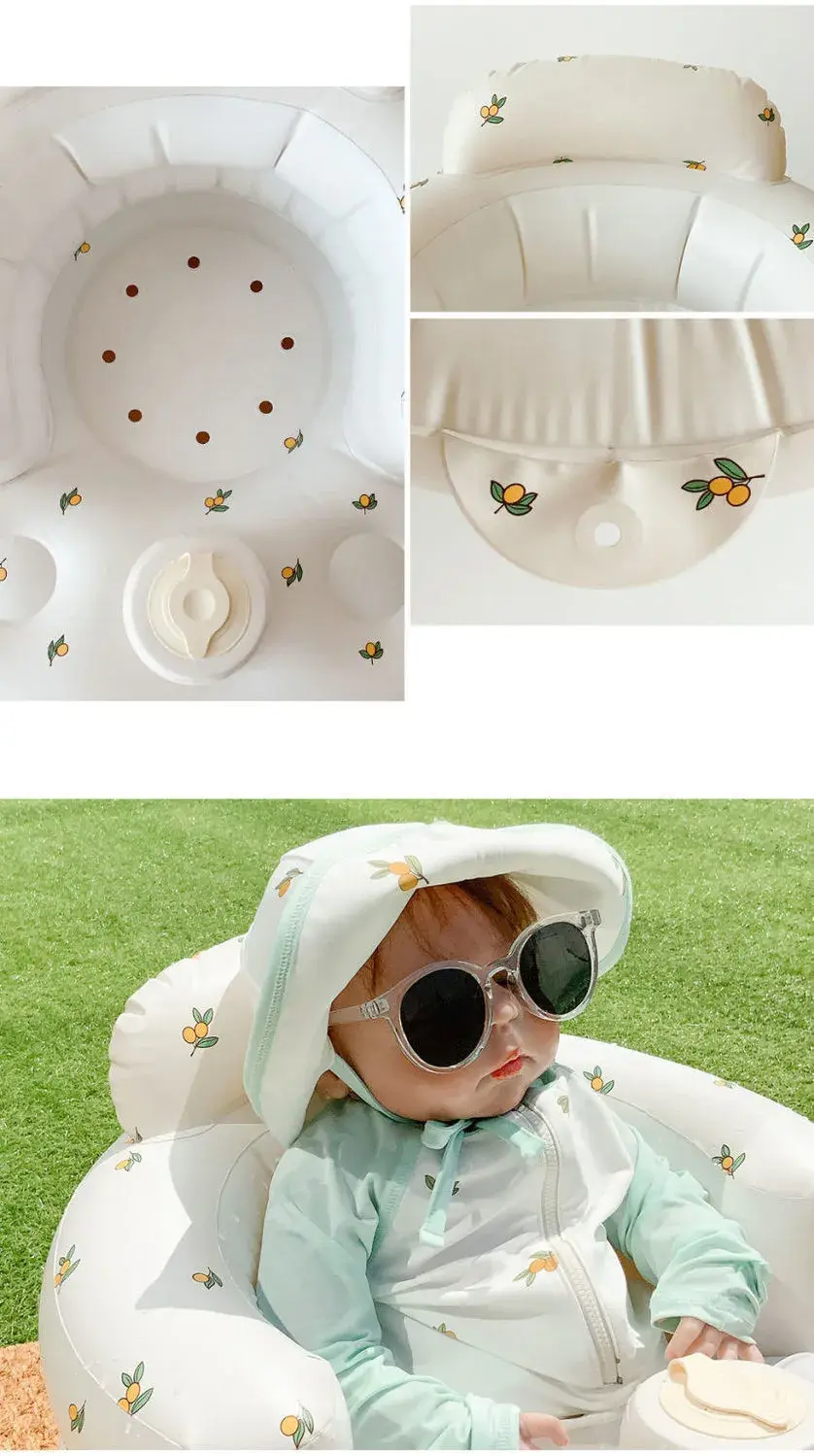 Thumbnail: Inflatable Baby Chair for Dining & Bath