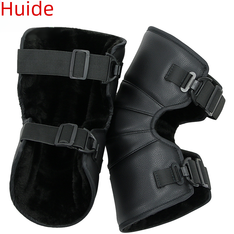 Warm Winter Knee Pads for Electric Bike Riding
