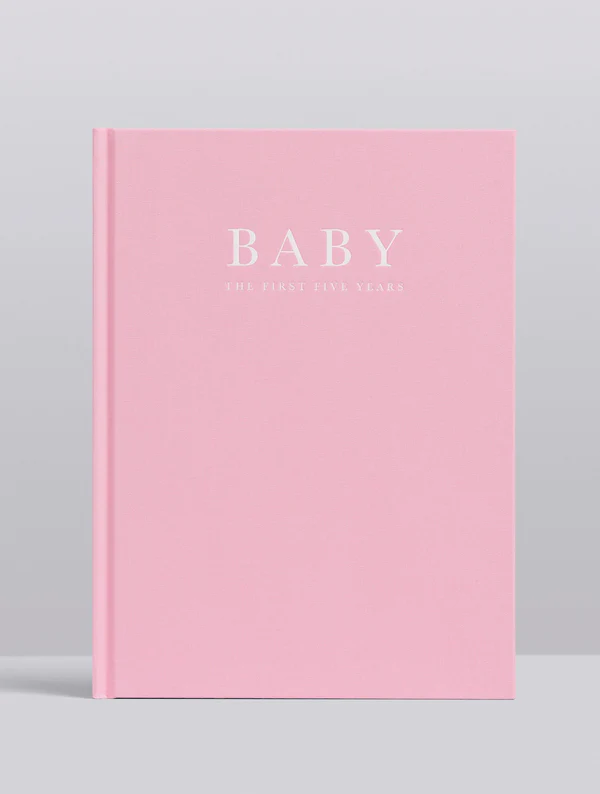Thumbnail: linen covered baby journal