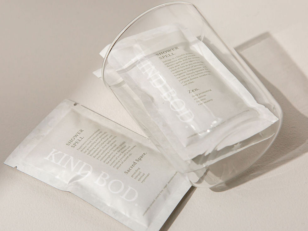 Thumbnail: sachets of shower spells