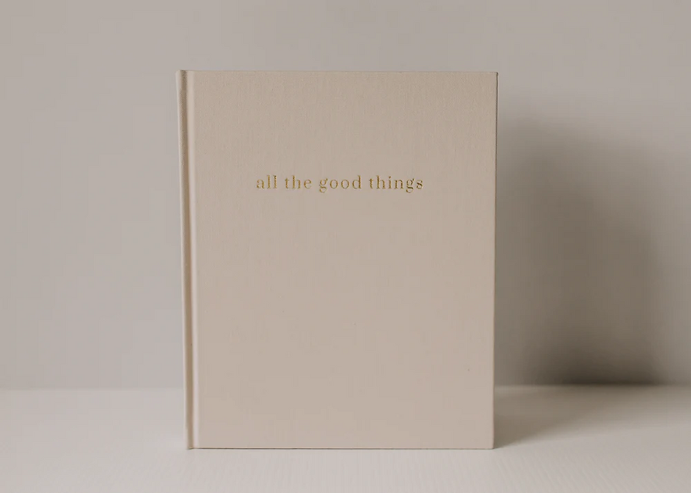 Thumbnail: front cover of all the good things journal
