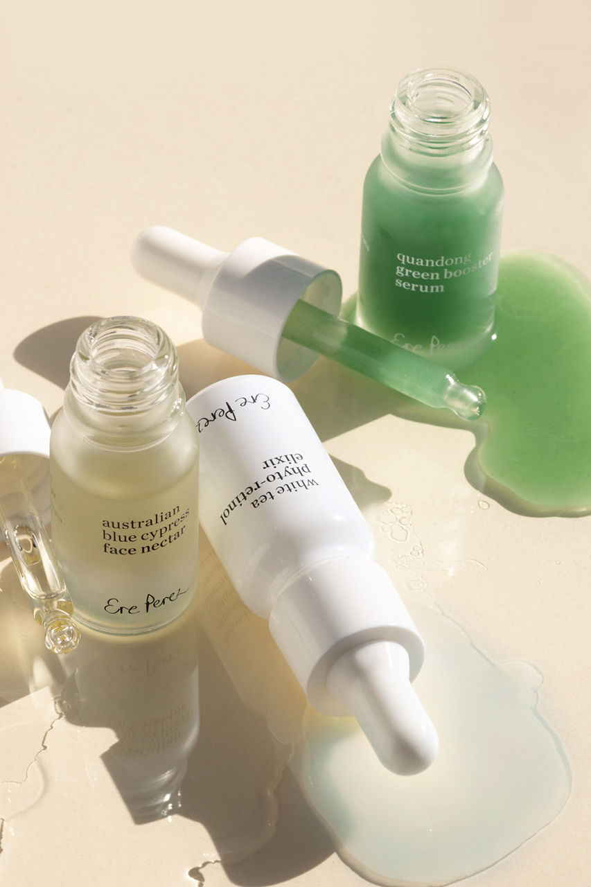 Thumbnail: bottles lying showing healthy skin heroes mini discovery set