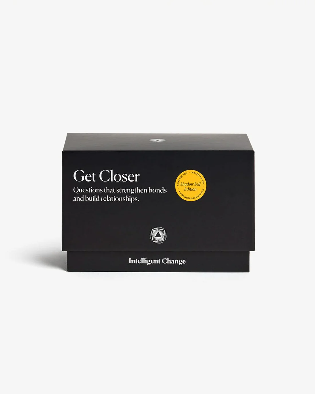get closer shadow self conversation cards in a black box and red, green and yellow cards by Intelligent Change