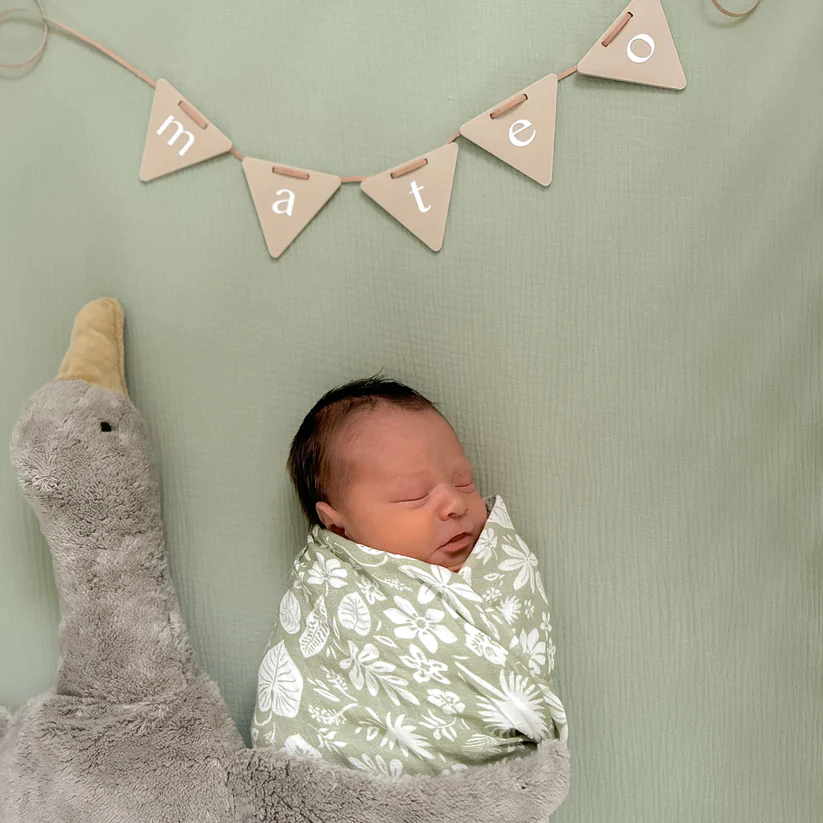 Thumbnail: Zanzibar organic muslin wrap 100% organic - 70% bamboo / 30% cotton.