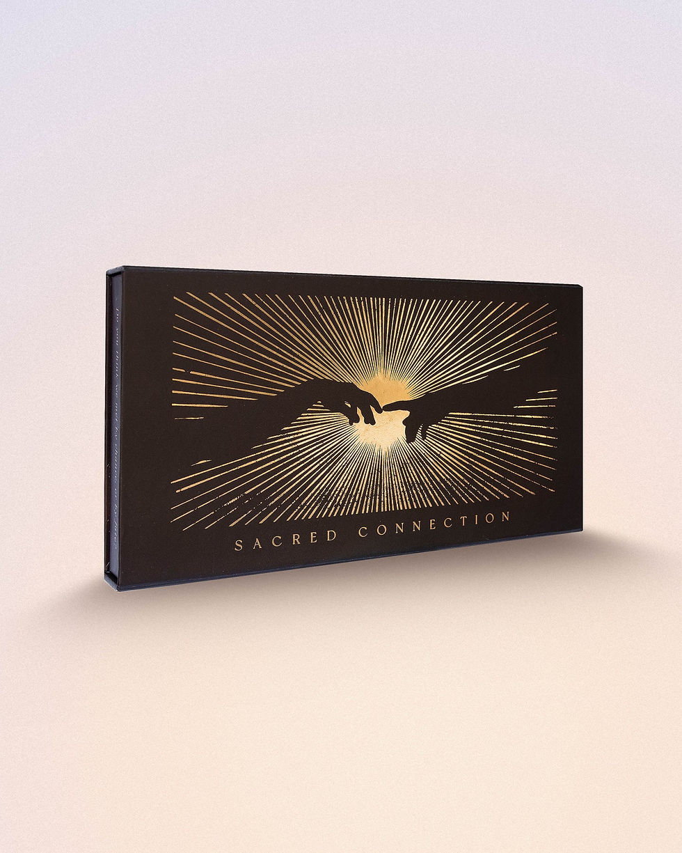 showing cards from Sacred Connection cards