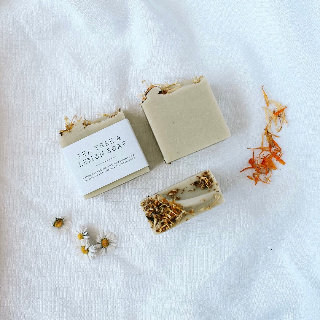 tea tree and lemon soap bar