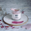 Thumbnail: rose face mask  on a plate with pink smear of clay mask
