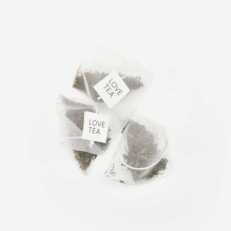 Thumbnail: green tea pyramid teabags