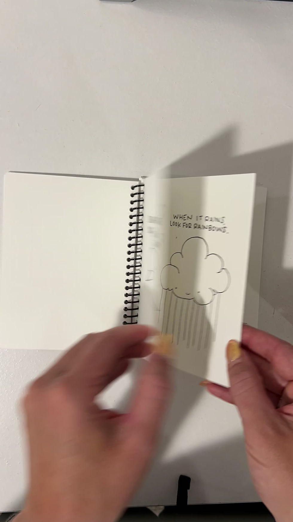 Thumbnail: video of watercolour book