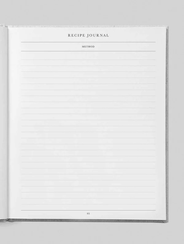 Thumbnail: Linen covered recipe journal