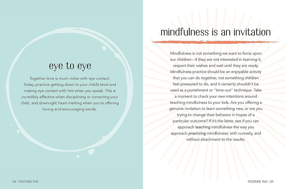 Thumbnail: inside pages of book self care for busy mothers