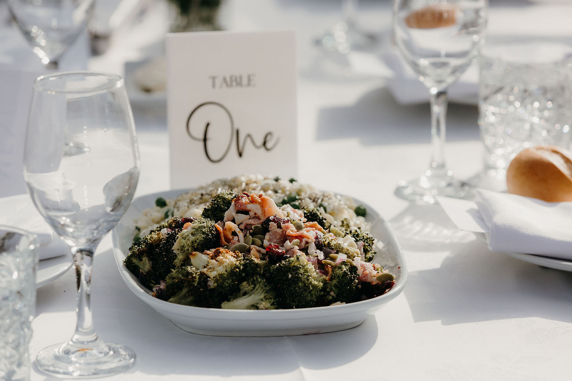 Clear marquee wedding reception at Joheen Estate
