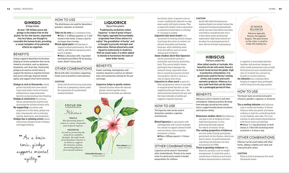 Thumbnail: inside pages of NYR mental wellness book