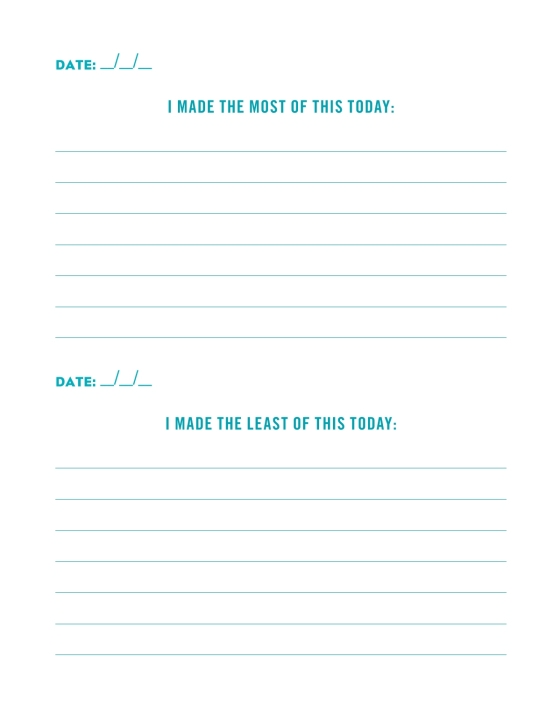 Thumbnail: inside pages of book do one thing every day that centers you