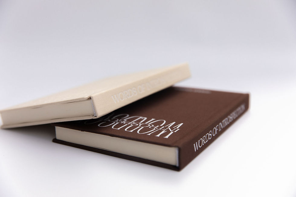 outside linen cover of WOI introspective journal