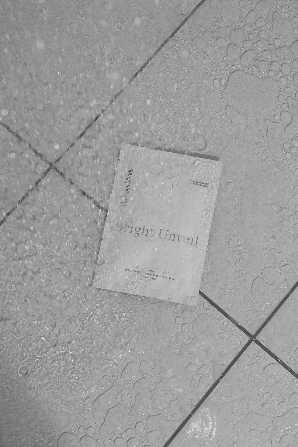 serum drenched sheet mask pouch from Gracious Minds