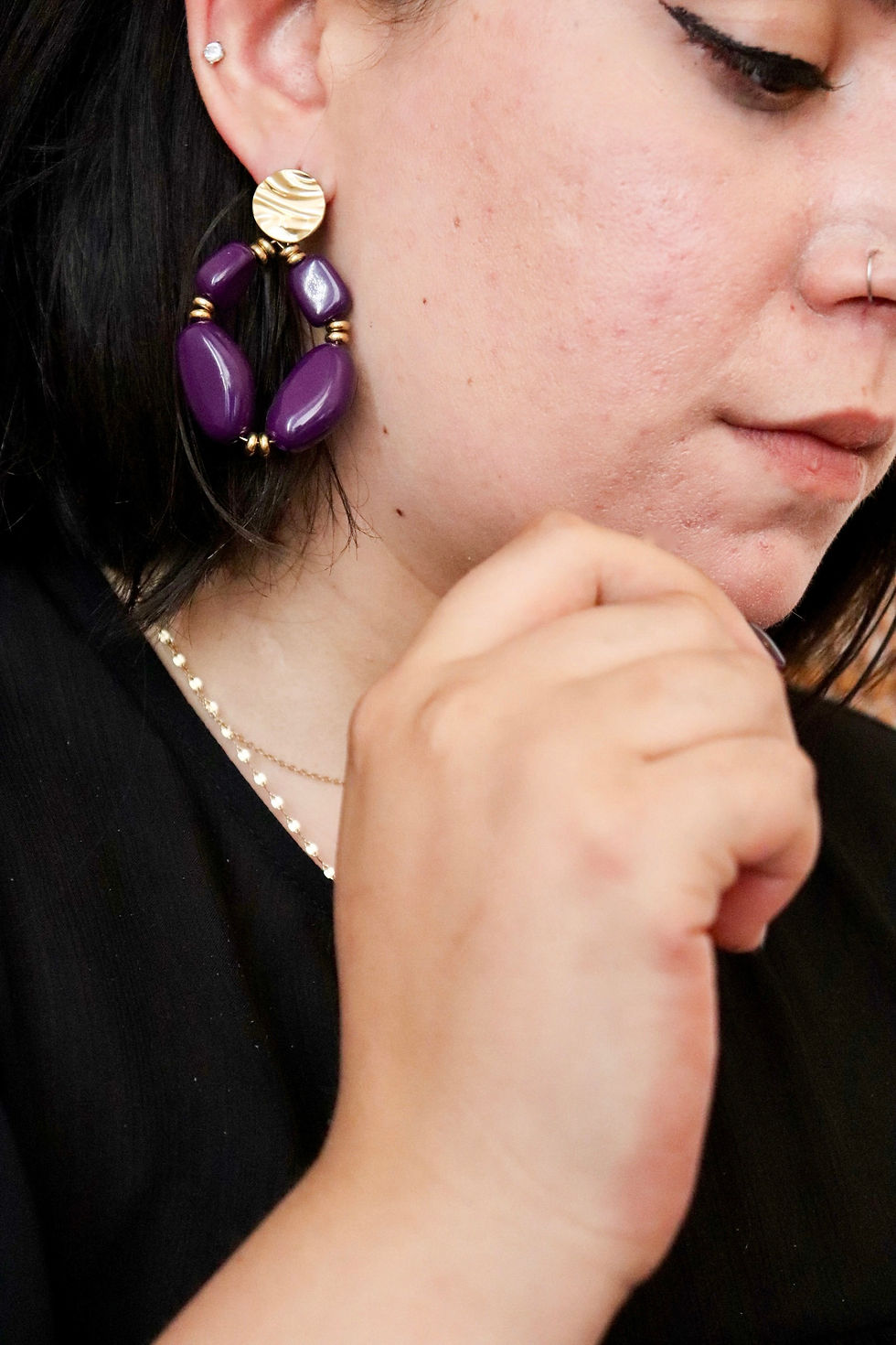 Miniature : Boucles d'oreilles Elisabeth