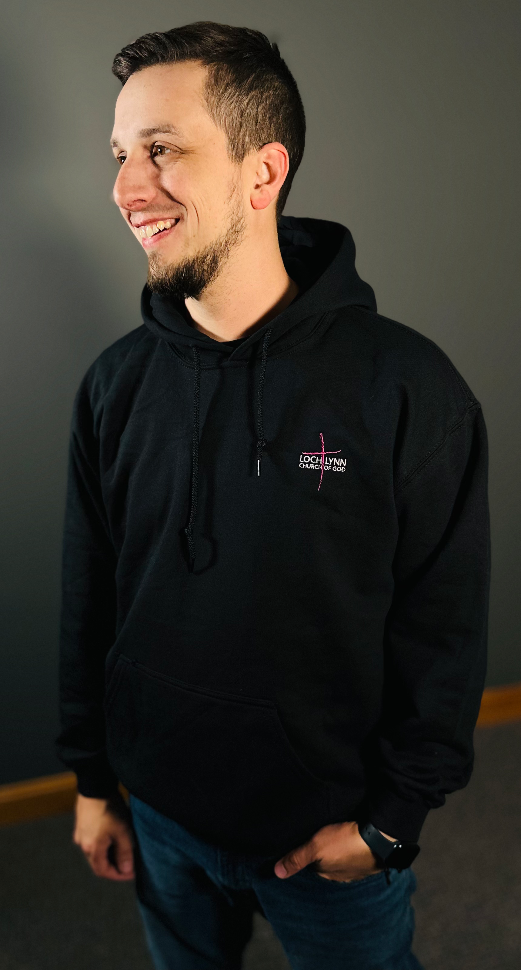 Hooded Sweatshirt with Embroidered Logo