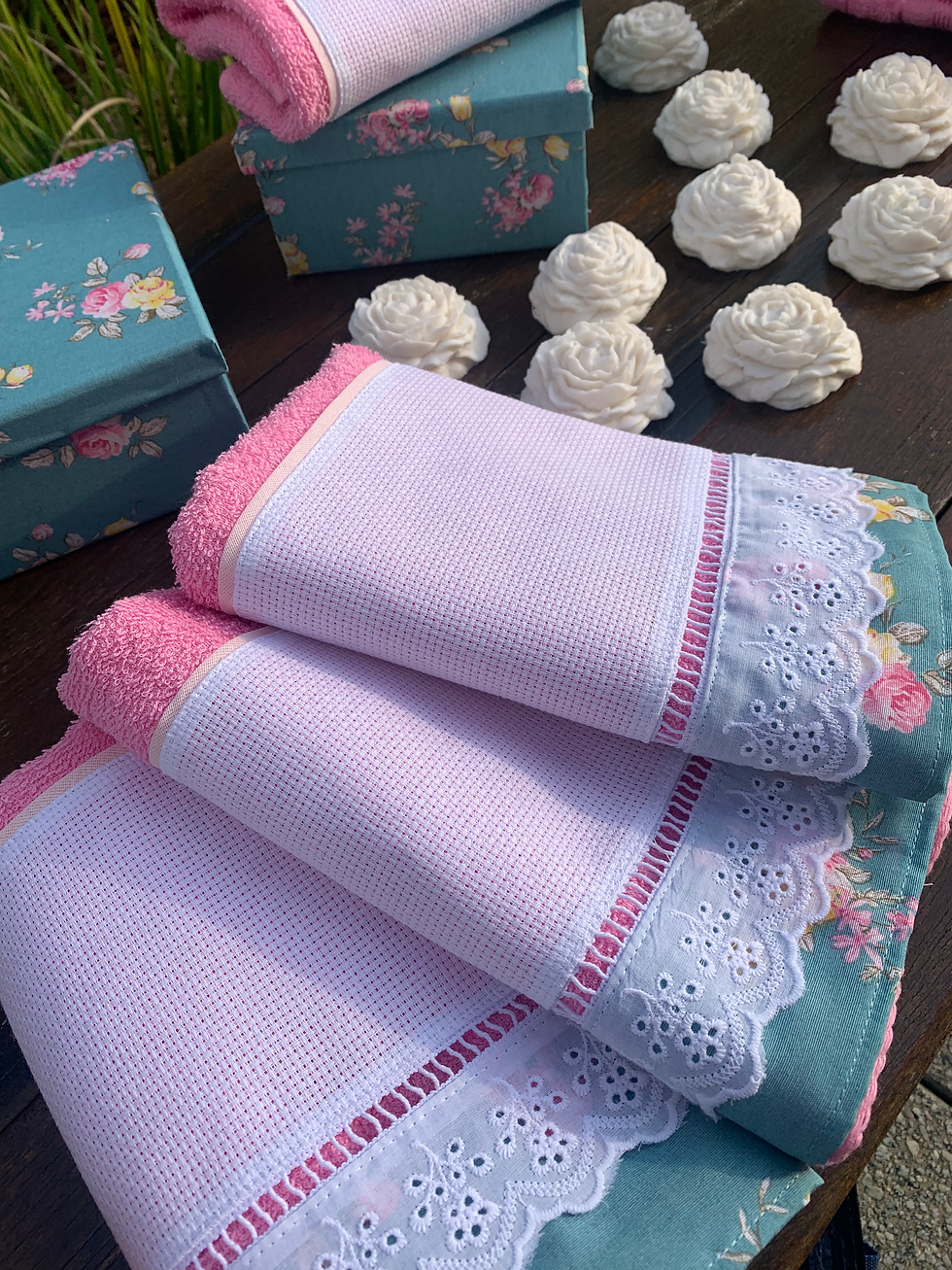 Miniatura: Kit pra bordar Floral ( Presenteie quem você ama)