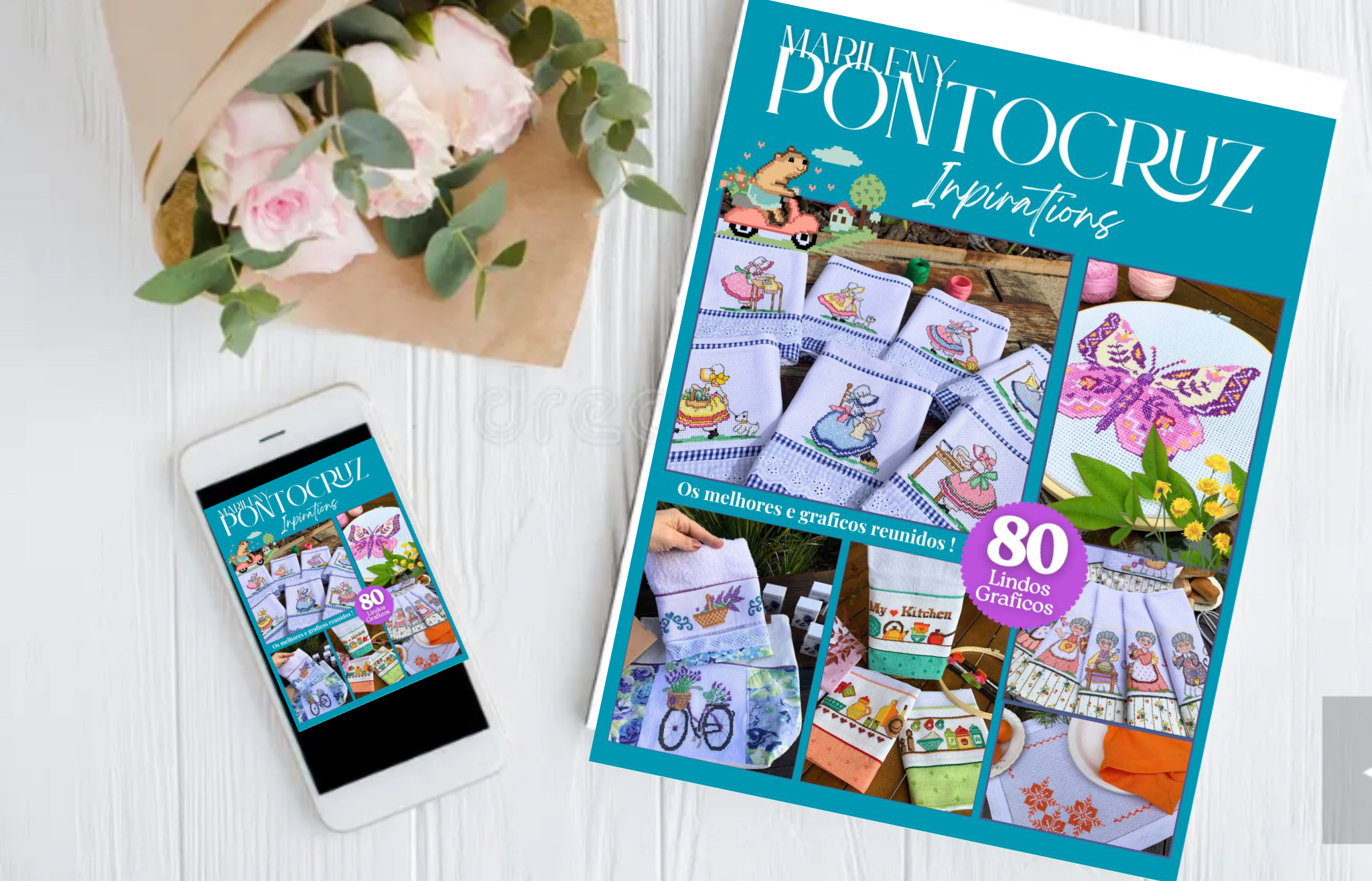 Livro Marileny Ponto Cruz n.1 + E-book digital