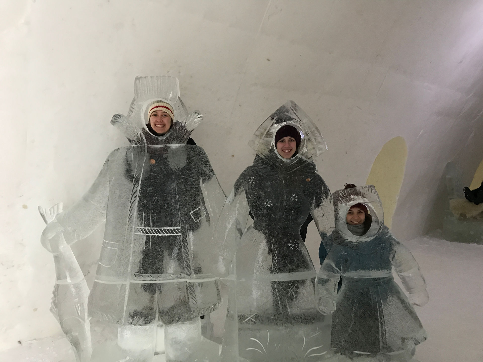 Inside Kemi snow castle